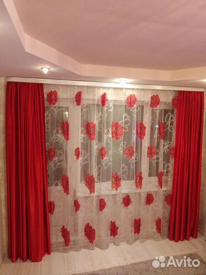 Комплект шторы и тюль
