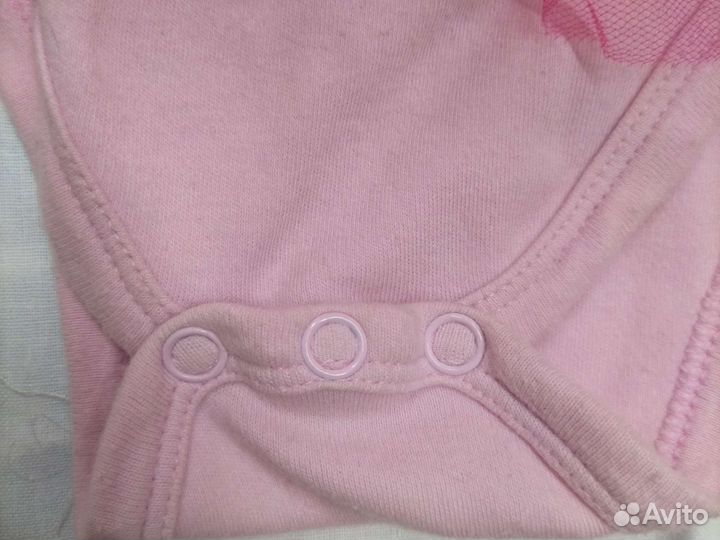 Боди для девочки 1-3 мес
