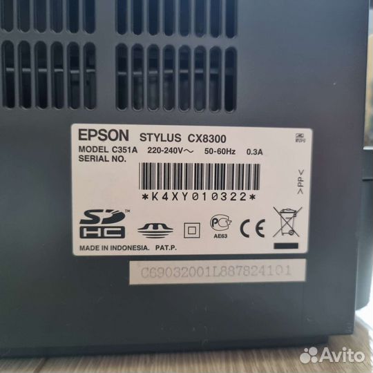 Принтер epson CX8300 3в1