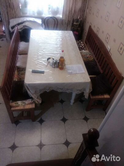 Скамейка садовая со столиком