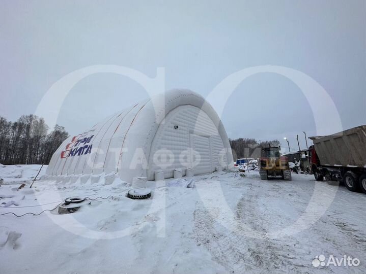 Надувной ангар