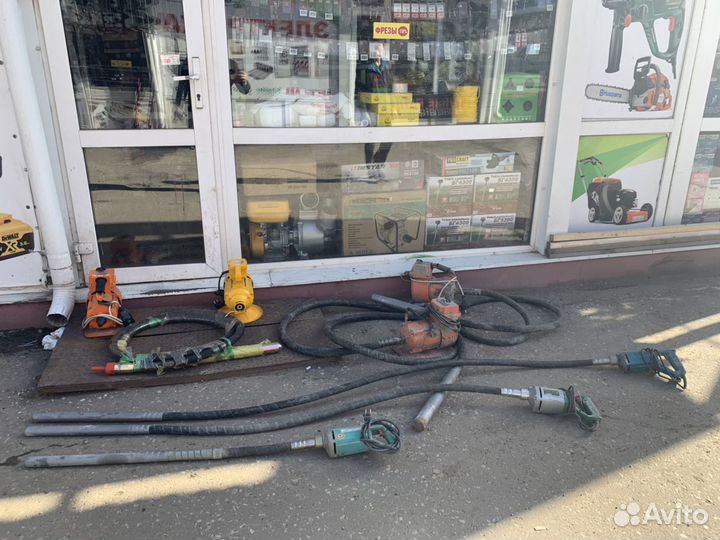 Аренда вибратор для бетона