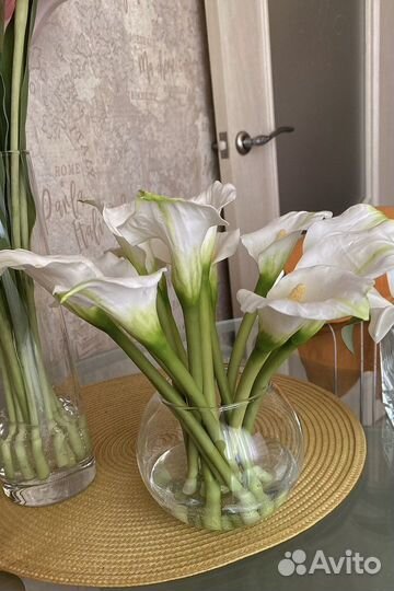 Каллы из холодного фарфора