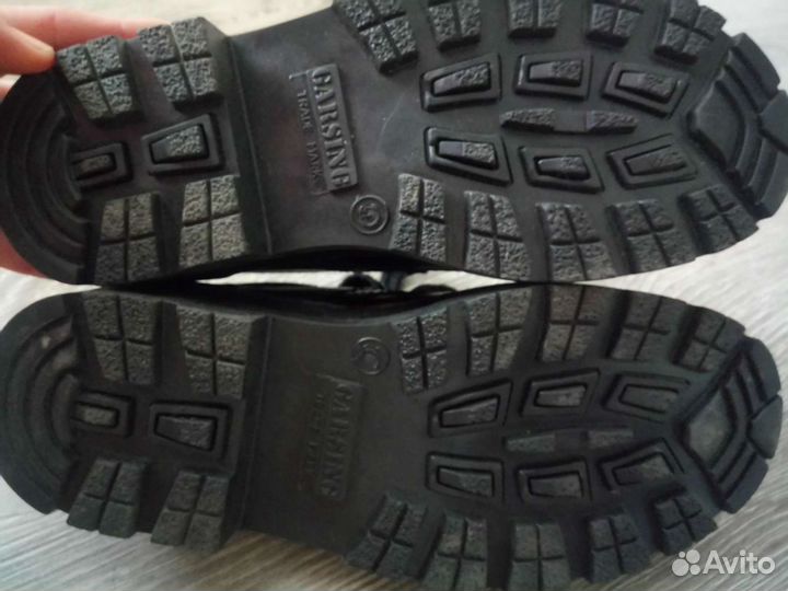 Ботинки кожаные