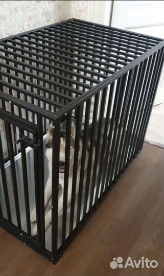 Антивандальная усиленная клетка для собак
