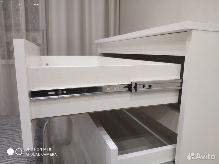 Комод Белый Хилтон 4 ящика