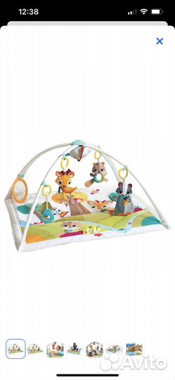 Развивающий коврик tiny love сказочный лес