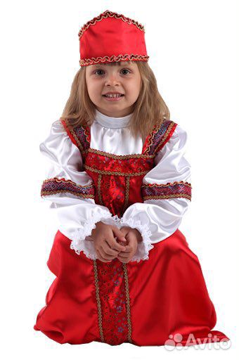 Русский народный костюм для девочки напрокат