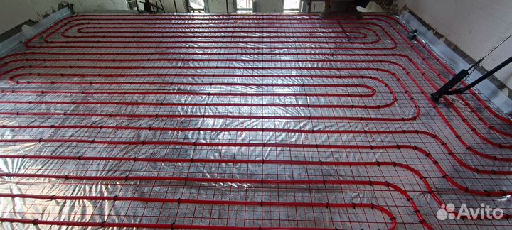 Монтаж Отопление Теплый водяной пол