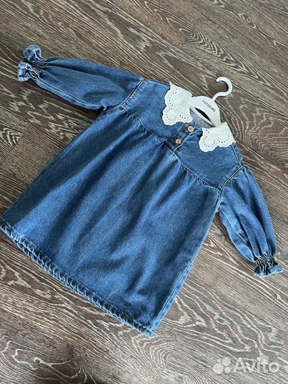 Джинсовое платье детское zara