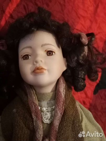 Кукла коллекционная фарфоровая Винтаж