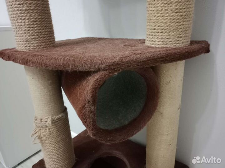 Когтеточка для кошек с домиком