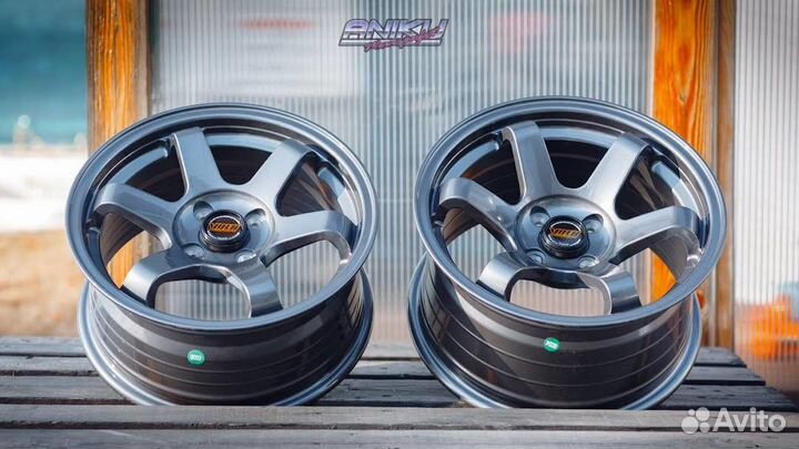 Разноширокие Volk Racing TE37 SL R15 7/8j 4*100