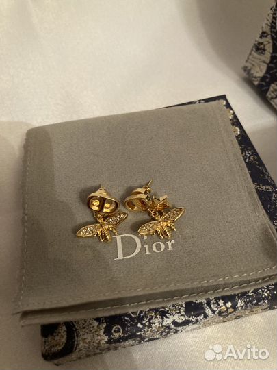 Серьги Dior оригинал