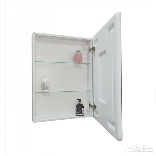 Зеркало шкаф с подсветкой в ванную