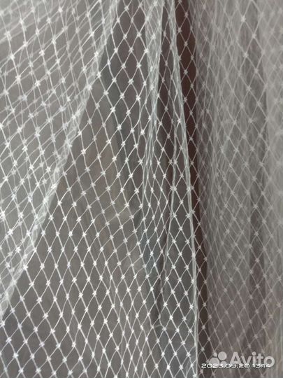 Тюль новый 5 м сетка