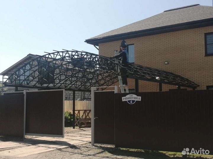 Ворота, заборы, навесы