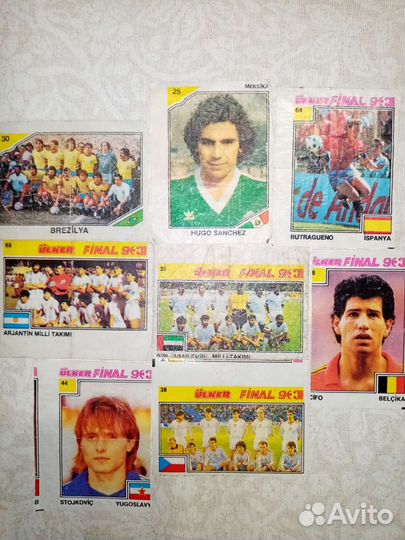 Футбольные вкладыши от жвачек