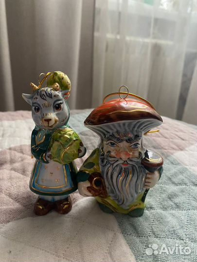 Елочные игрушки лефортовский фарфор