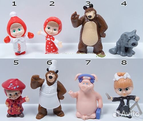 Маша и медведь- киндер- сюрприз