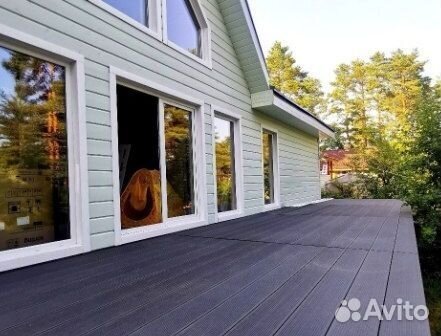 Доска из дпк для грядок