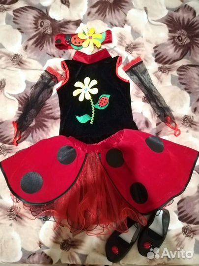 Продам новогодний костюм божьей коровки