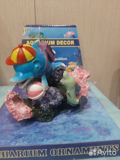 Грот для аквариума с распылителем, декор