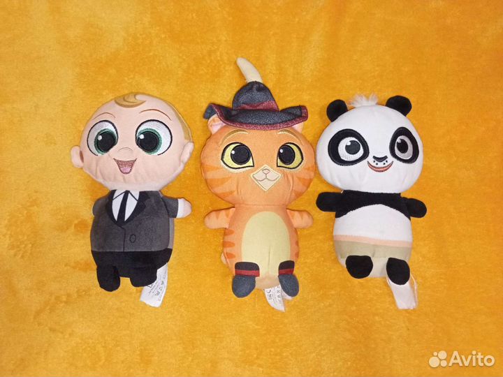 Игрушки мягкие разные