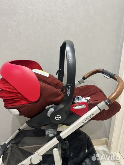 Автолюлька Cybex cloud q platinum с базой