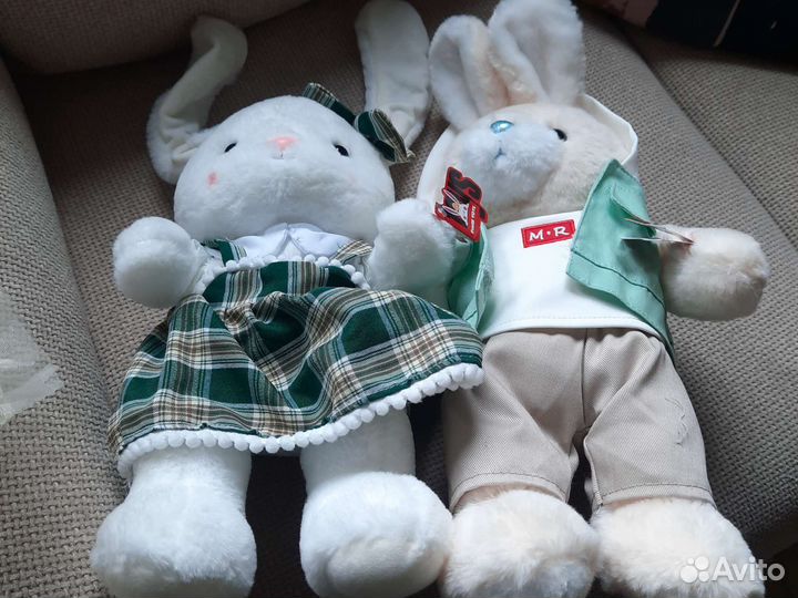 Мягкая игрушка зайчики новые