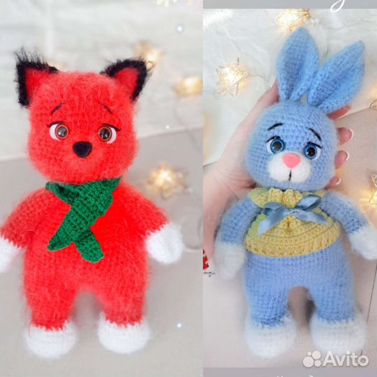 Вязанные игрушки ручной работы