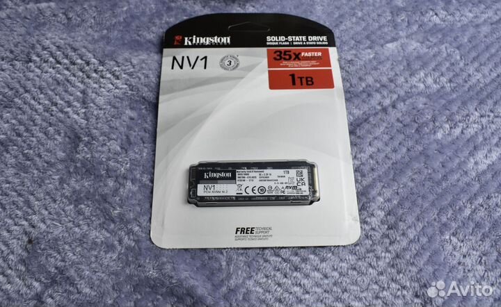 SSD 1TB M.2 2280 Kingston NVMe Новый с Гарантией