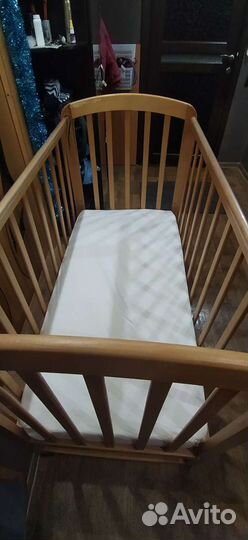 Детская кроватка+матрас