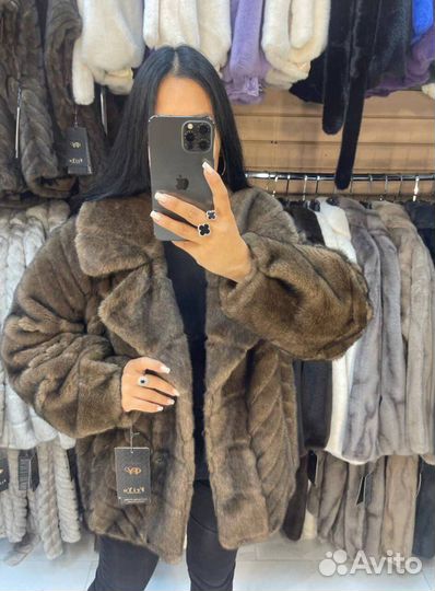 Шуба норковая автоледи