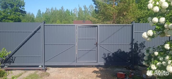 Любые ворота и забор – Установка под ключ