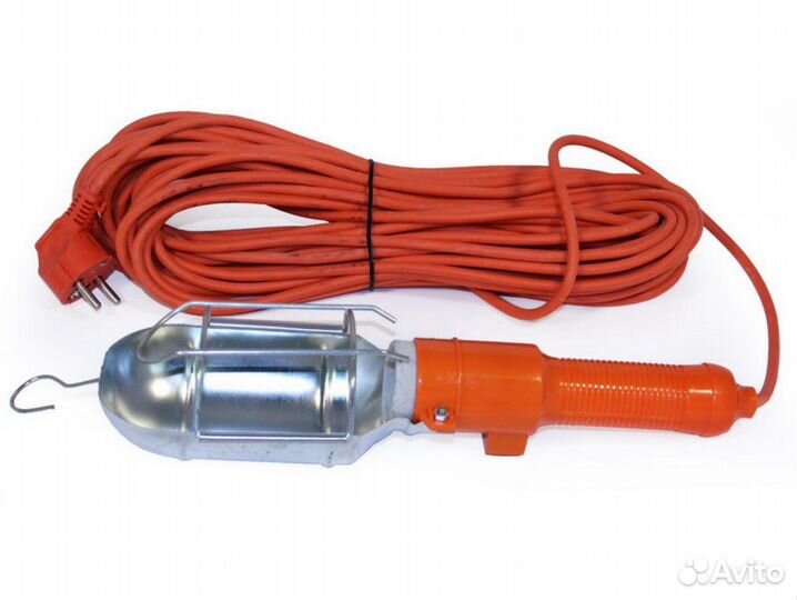 Лампа переносная гаражная 220 В (шнур 8м)