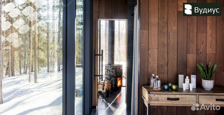 Модульный дом с сауной для глэмпинга под ключ