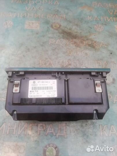 Блок климот контроля Audi A6 c6. 4F1820043J