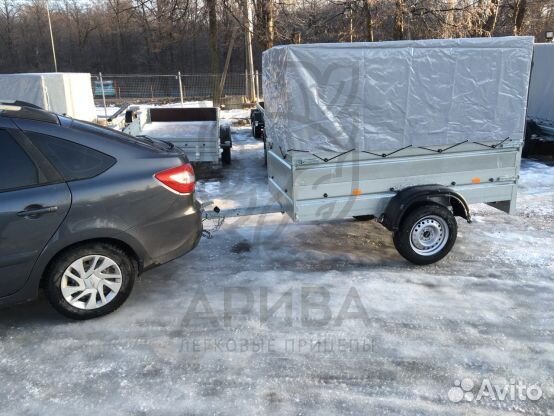 Прицеп с тентом 138 см.Надставные борта. Рассрочка