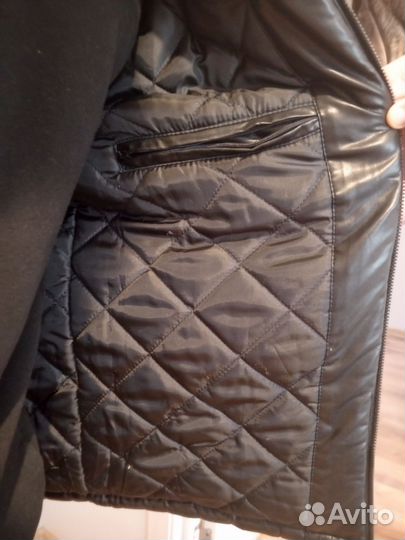 Кожаная куртка мужская