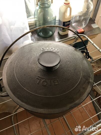 Казан чугунный 8 литров