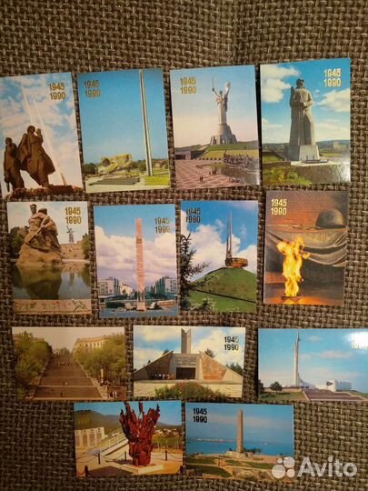 Карманные календарики СССР.Серии 'Города'