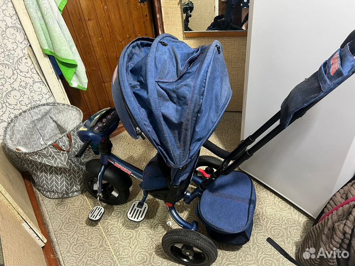 Велосипед детский с ручкой