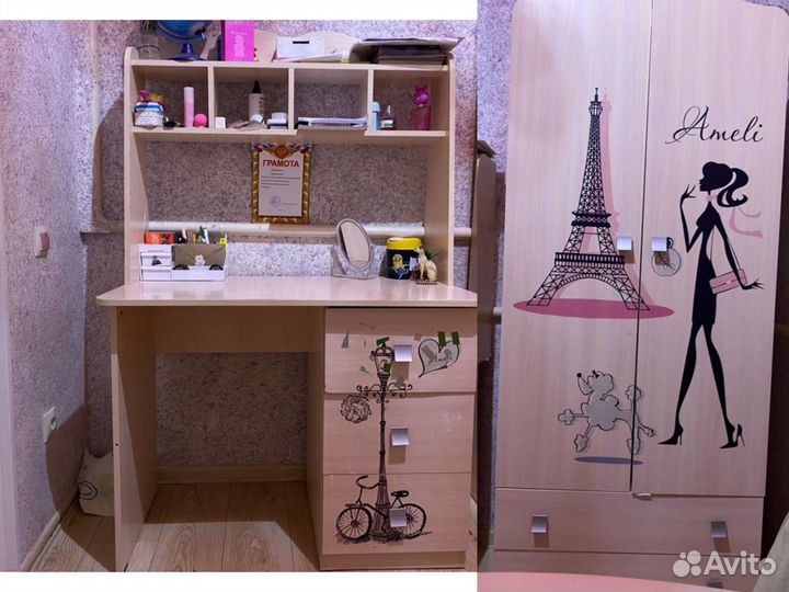 Комплект детской мебели для девочки
