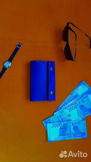 Женский портмоне цвет Индиго