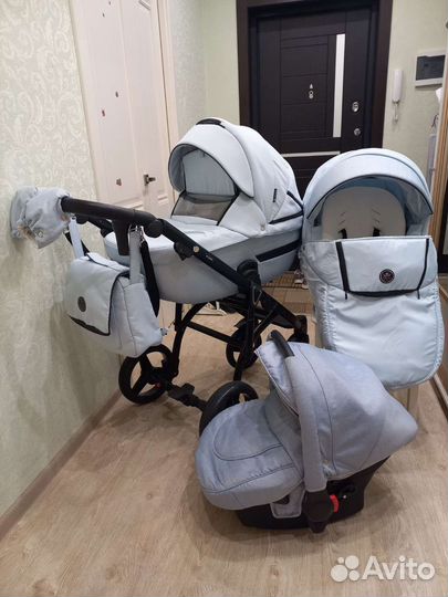 Коляска 3 в 1 adamex cortina