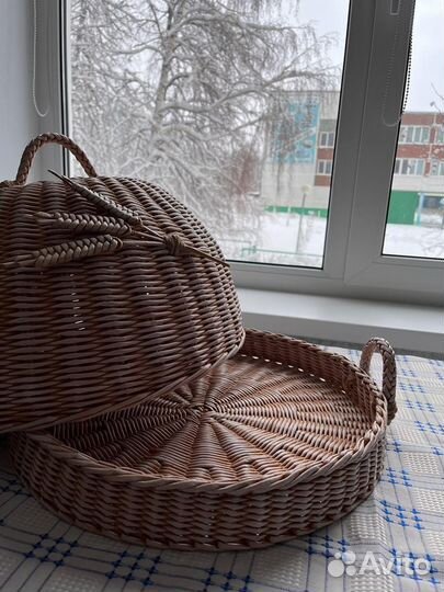 Хлебница плетеная