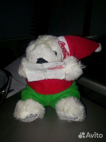 Кока кола мишка Новогодний оригинальный