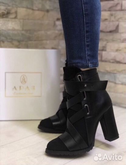 Ботильоны женские на каблуке 40 размер