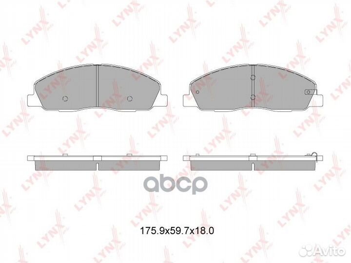 Колодки тормозные дисковые перед BD4609